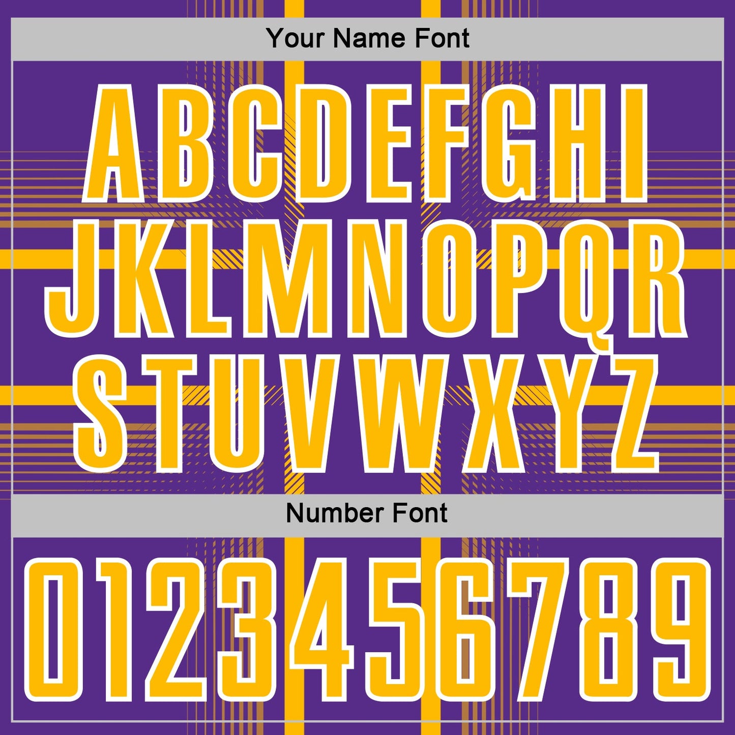Custom Purple Gold-White Lines Sublimation Soccer Uniform Jersey view 6