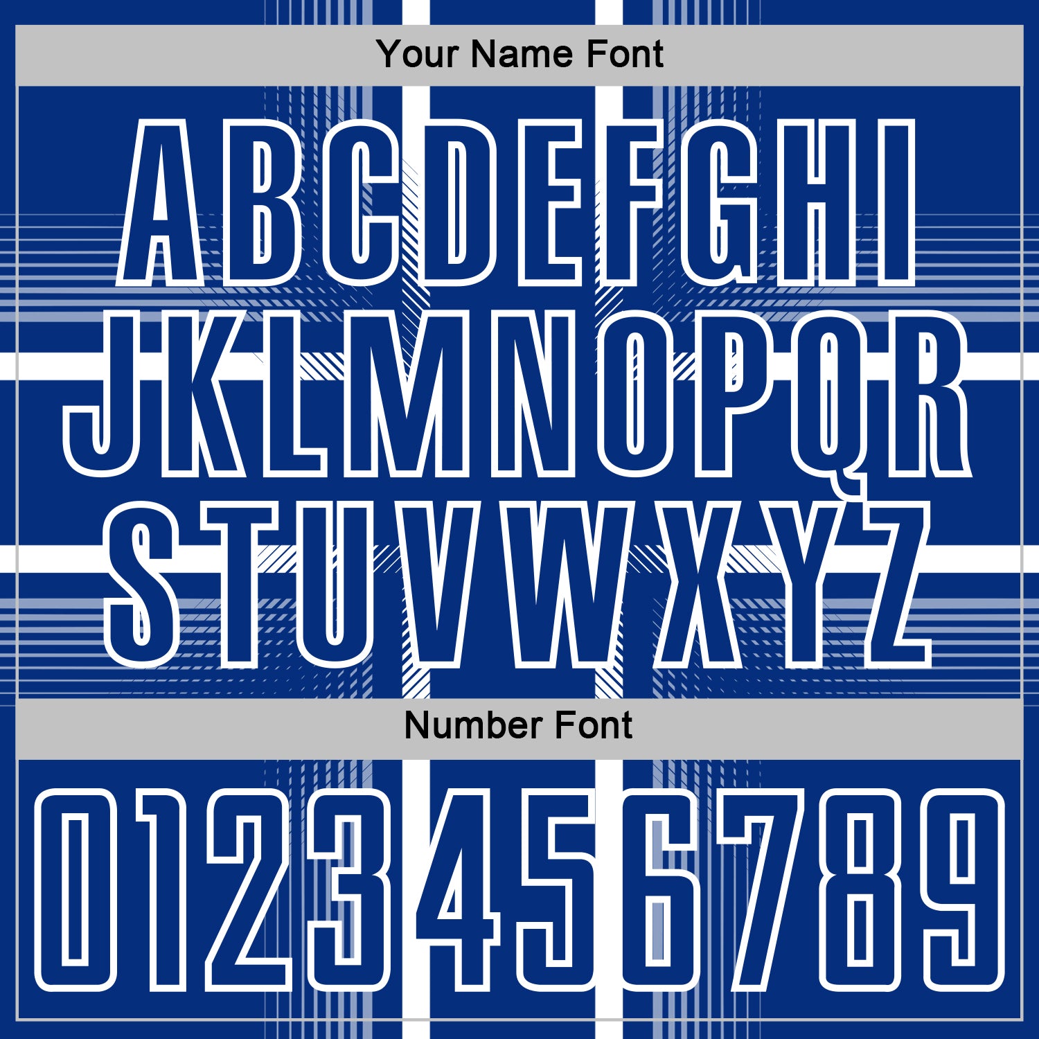Custom Royal White Lines Sublimation Soccer Uniform Jersey view 6