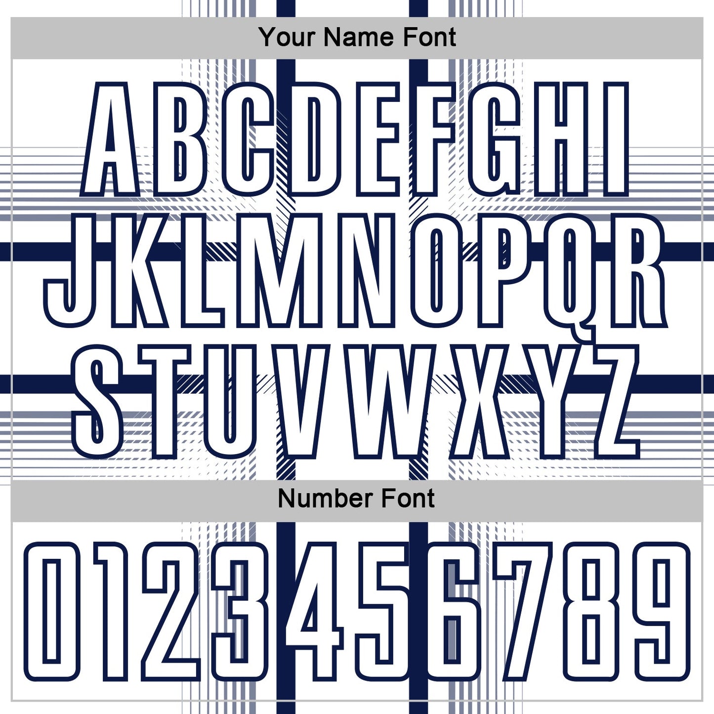 Custom White Navy Lines Sublimation Soccer Uniform Jersey view 6