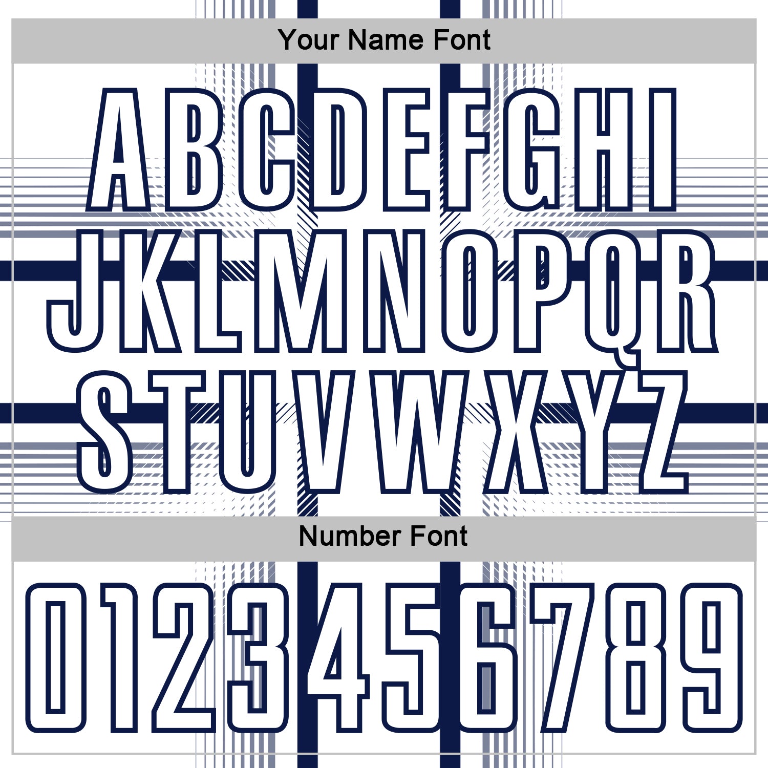 Custom White Navy Lines Sublimation Soccer Uniform Jersey view 6