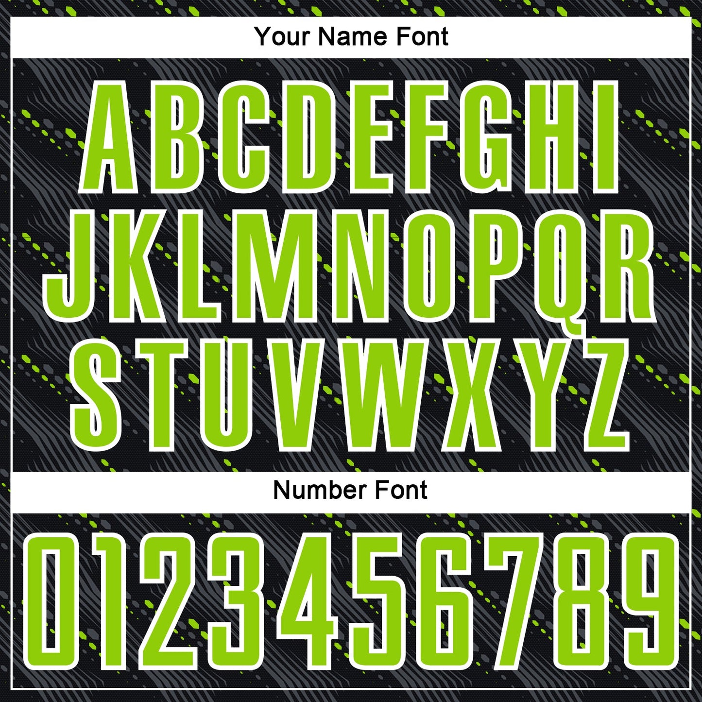 Custom Black Neon Green-White Slant Lines Sports Sublimation Soccer Uniform Jersey view 6