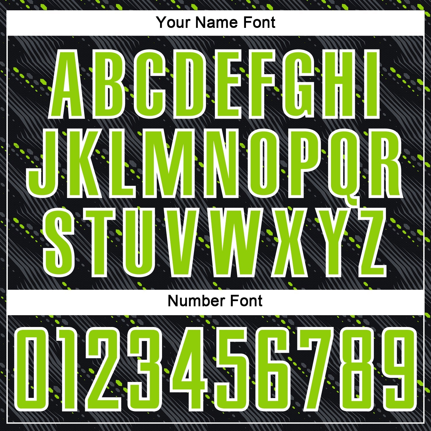 Custom Black Neon Green-White Slant Lines Sports Sublimation Soccer Uniform Jersey view 6