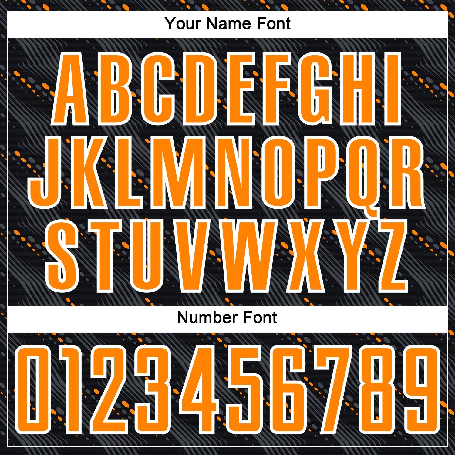 Custom Black Bay Orange-White Slant Lines Sports Sublimation Soccer Uniform Jersey view 6