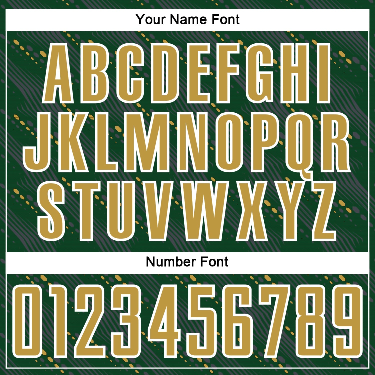 Custom Green Old Gold-White Slant Lines Sports Sublimation Soccer Uniform Jersey view 6