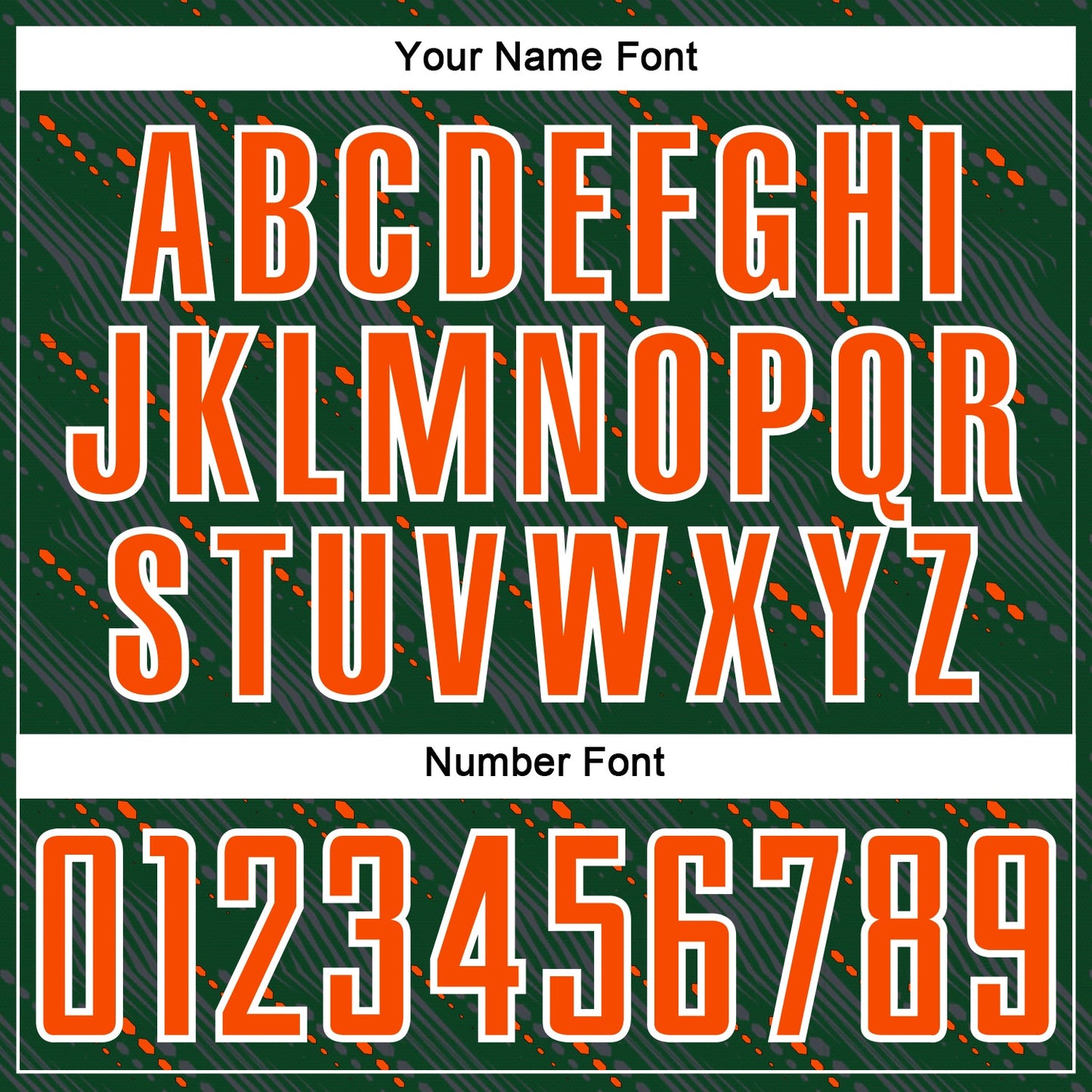 Custom Green Orange-White Slant Lines Sports Sublimation Soccer Uniform Jersey view 6