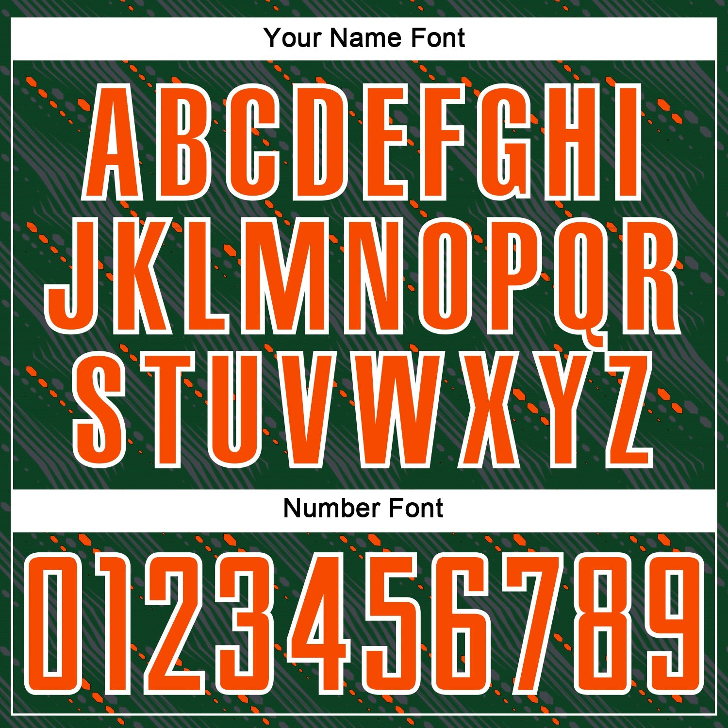 Custom Green Orange-White Slant Lines Sports Sublimation Soccer Uniform Jersey view 6