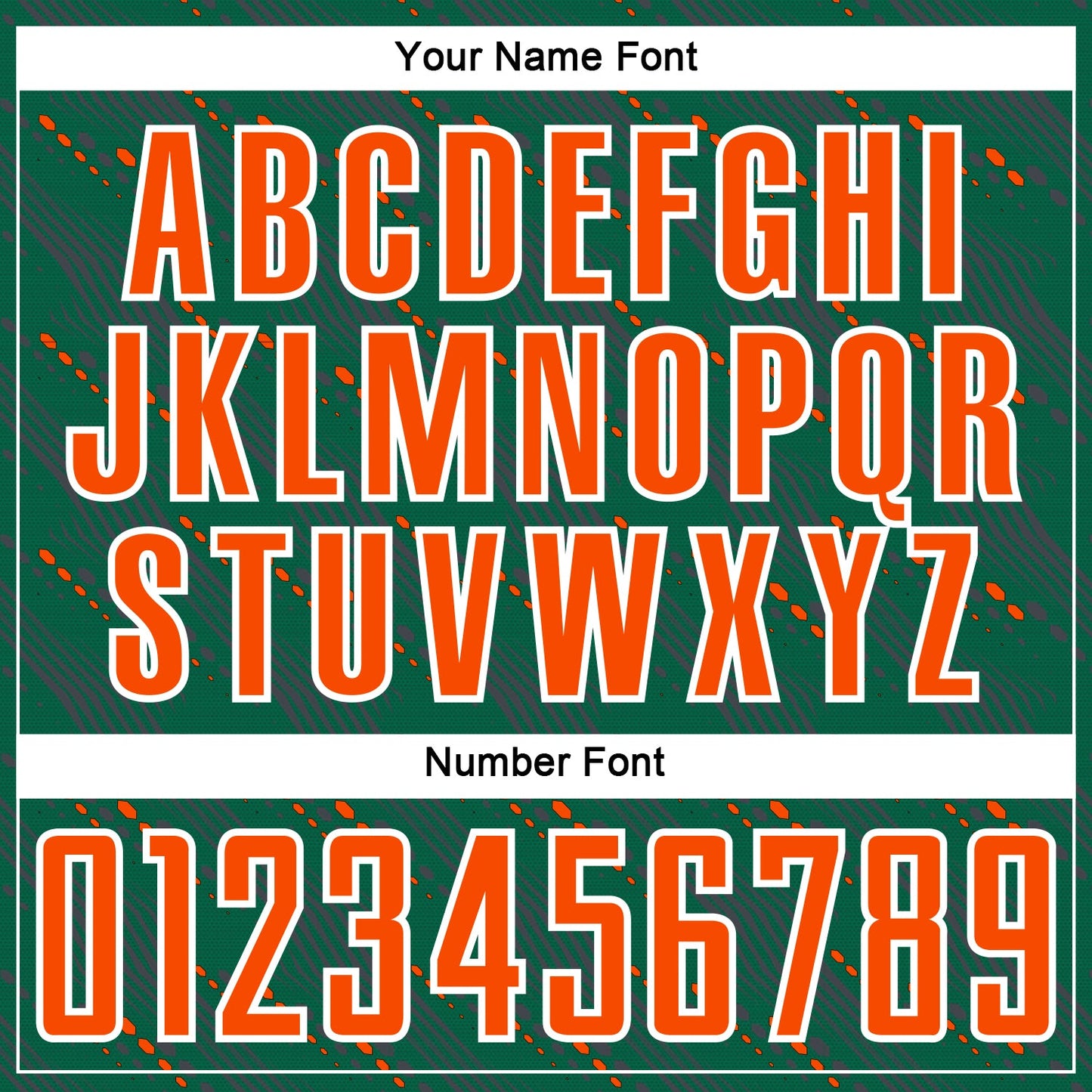 Custom Kelly Green Orange-White Slant Lines Sports Sublimation Soccer Uniform Jersey view 6