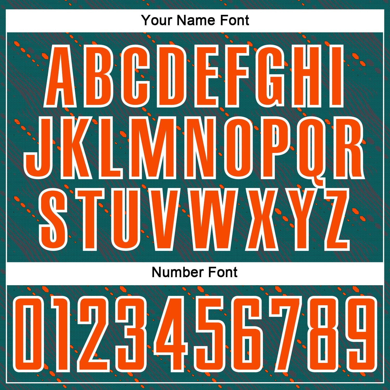 Custom Teal Orange-White Slant Lines Sports Sublimation Soccer Uniform Jersey view 6