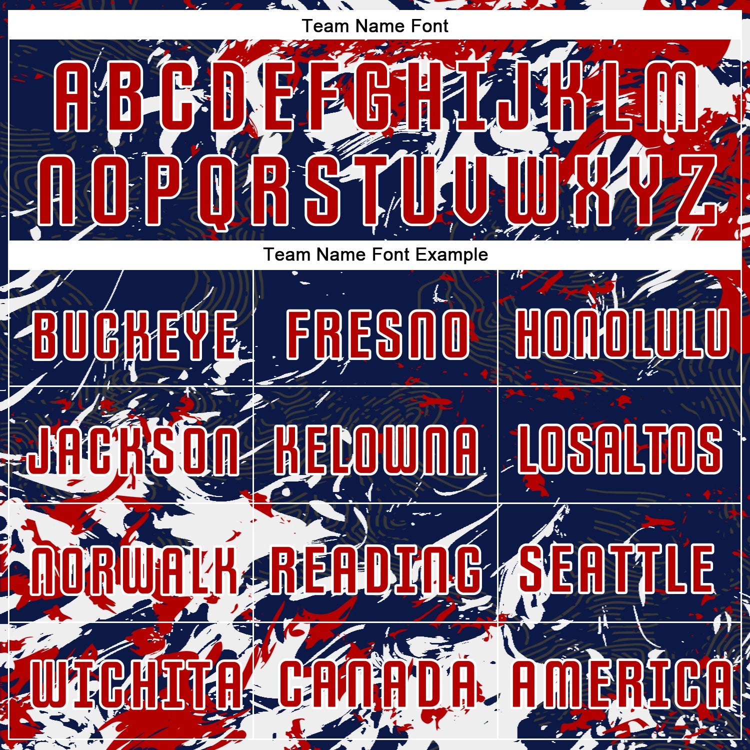 Custom Navy Red-White Fluid Art Splash Sublimation Soccer Uniform Jersey view 5