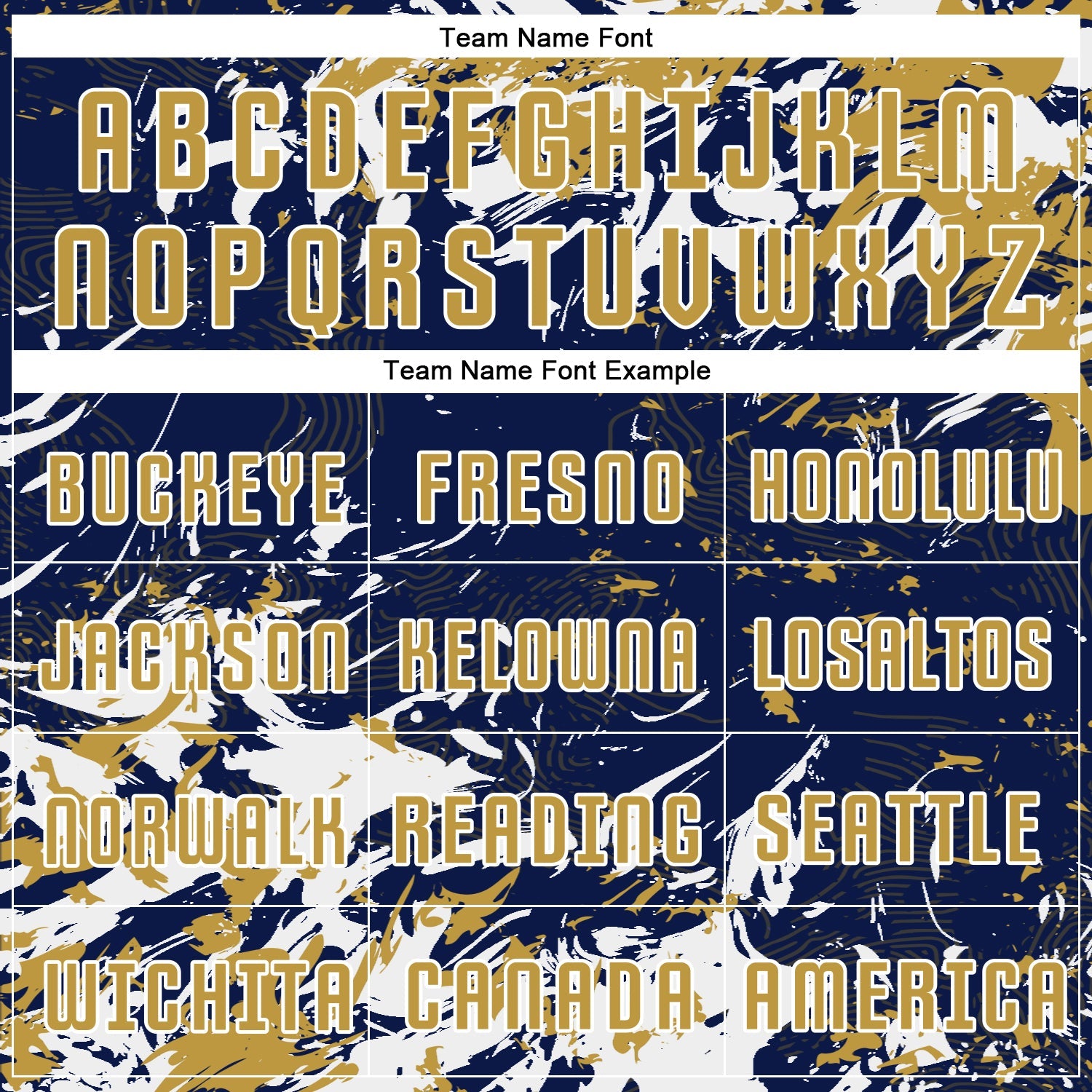 Custom Navy Old Gold-White Fluid Art Splash Sublimation Soccer Uniform Jersey view 5