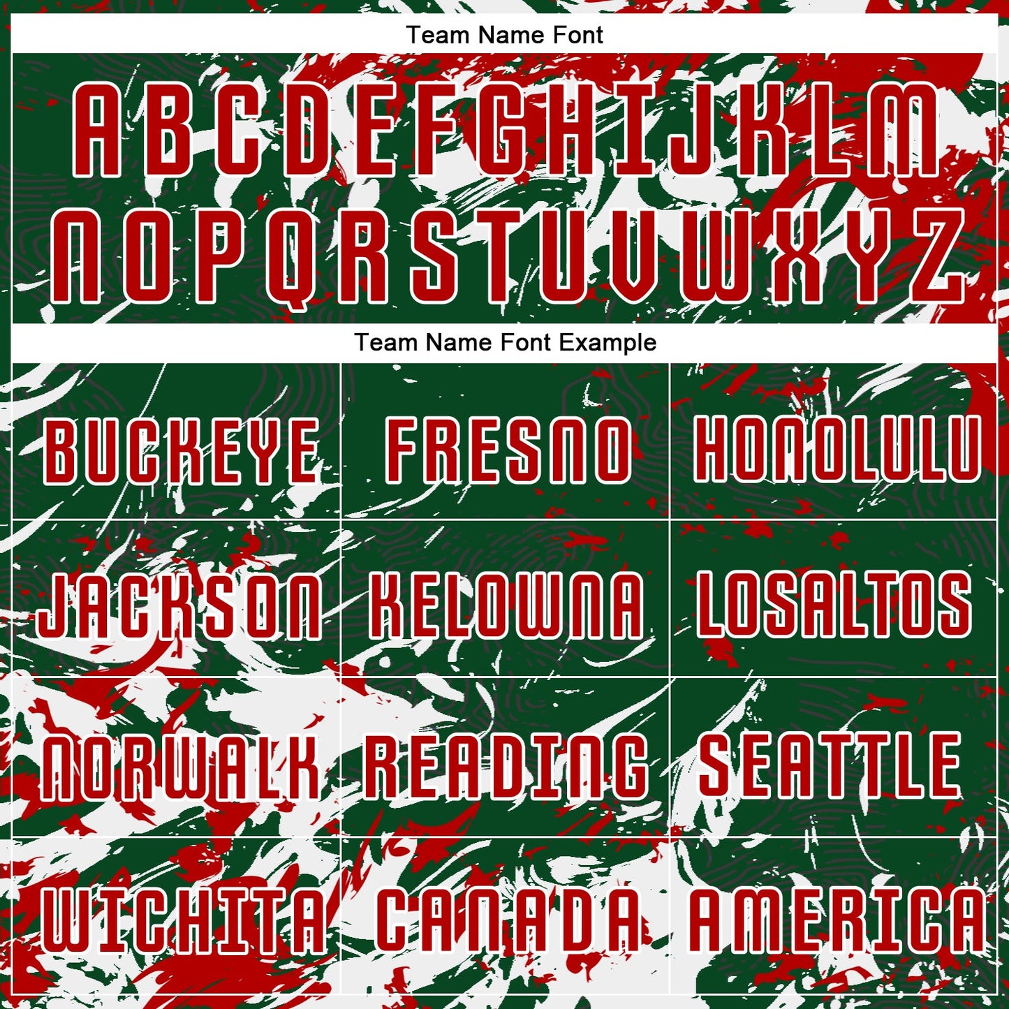 Custom Green Red-White Fluid Art Splash Sublimation Soccer Uniform Jersey view 5