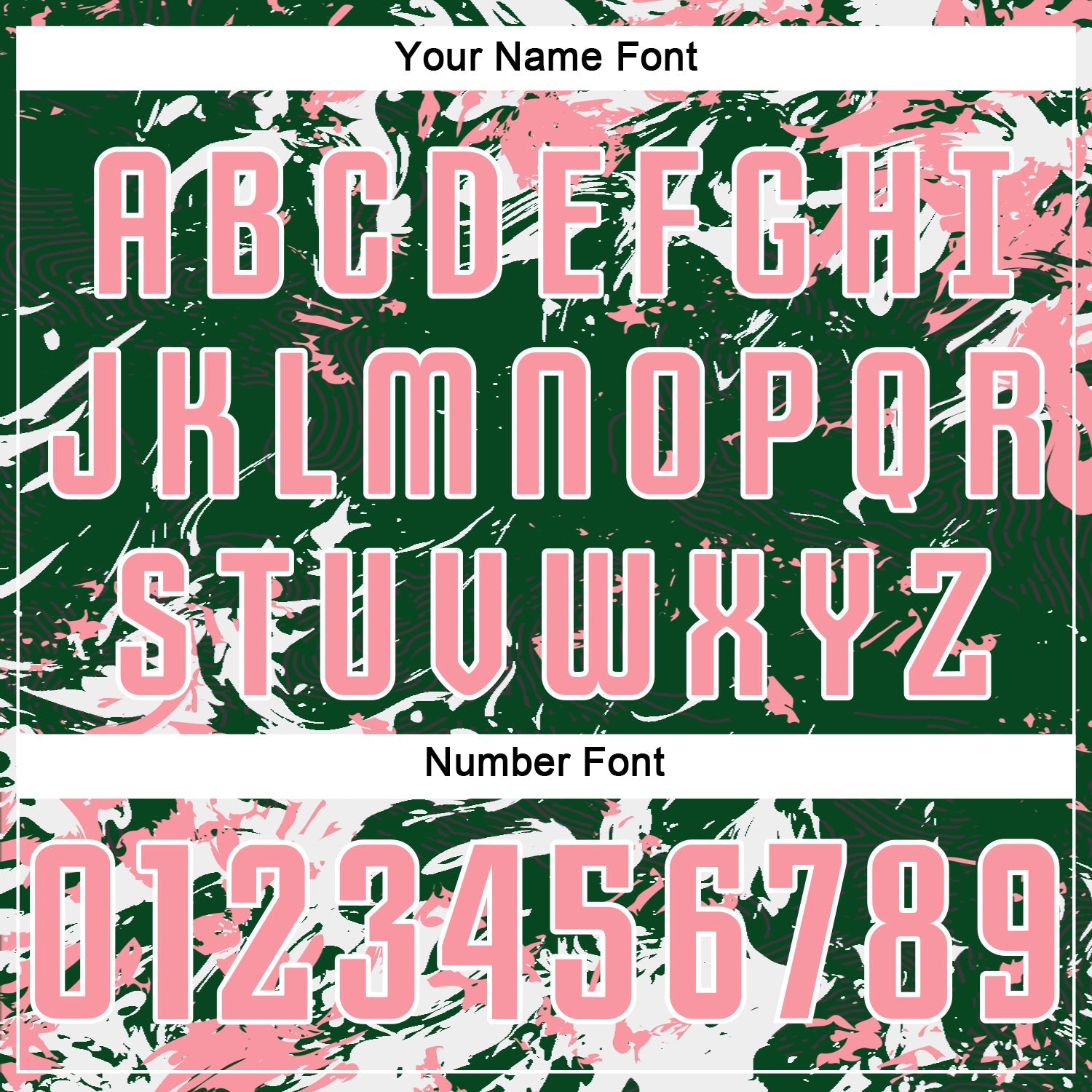 Custom Green Medium Pink-White Fluid Art Splash Sublimation Soccer Uniform Jersey view 6