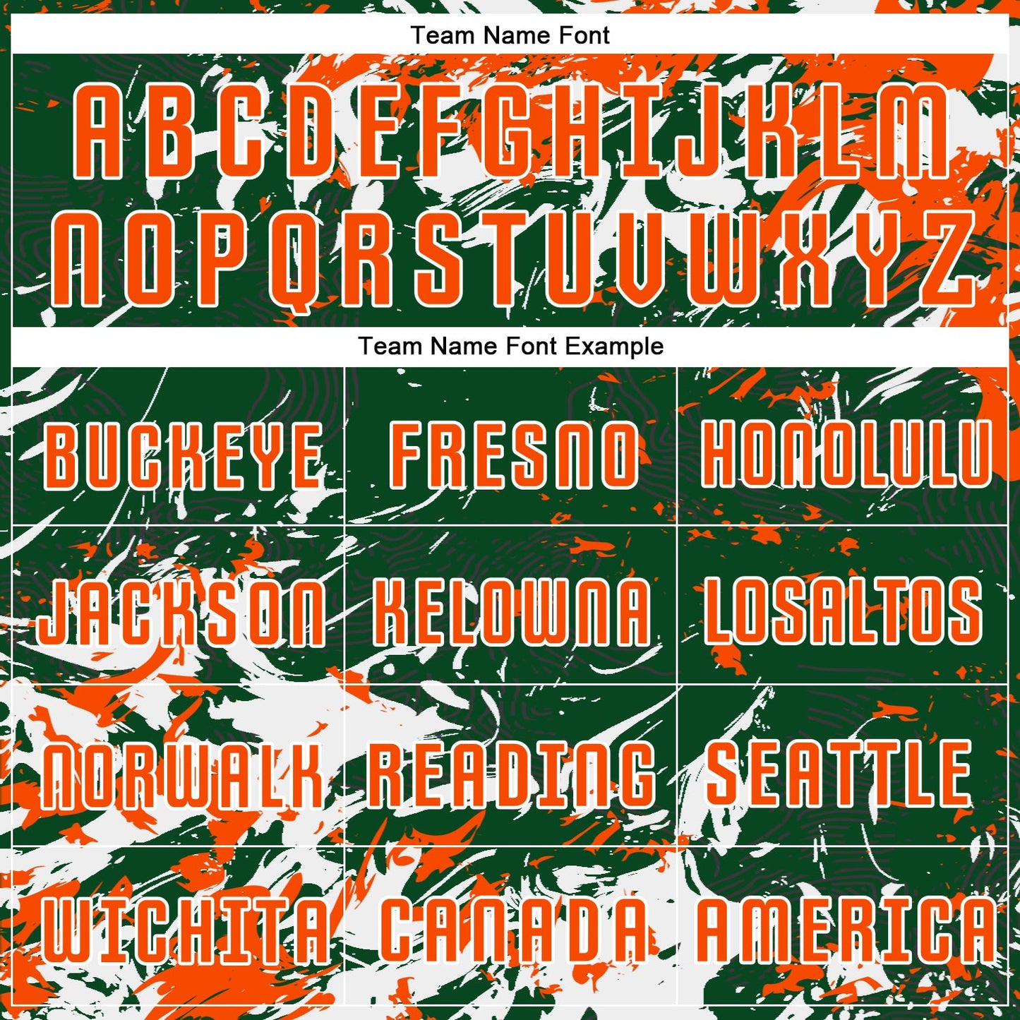 Custom Green Orange-White Fluid Art Splash Sublimation Soccer Uniform Jersey view 5