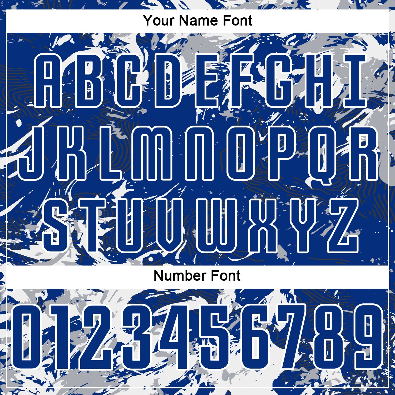 Custom Royal Gray-White Fluid Art Splash Sublimation Soccer Uniform Jersey view 6
