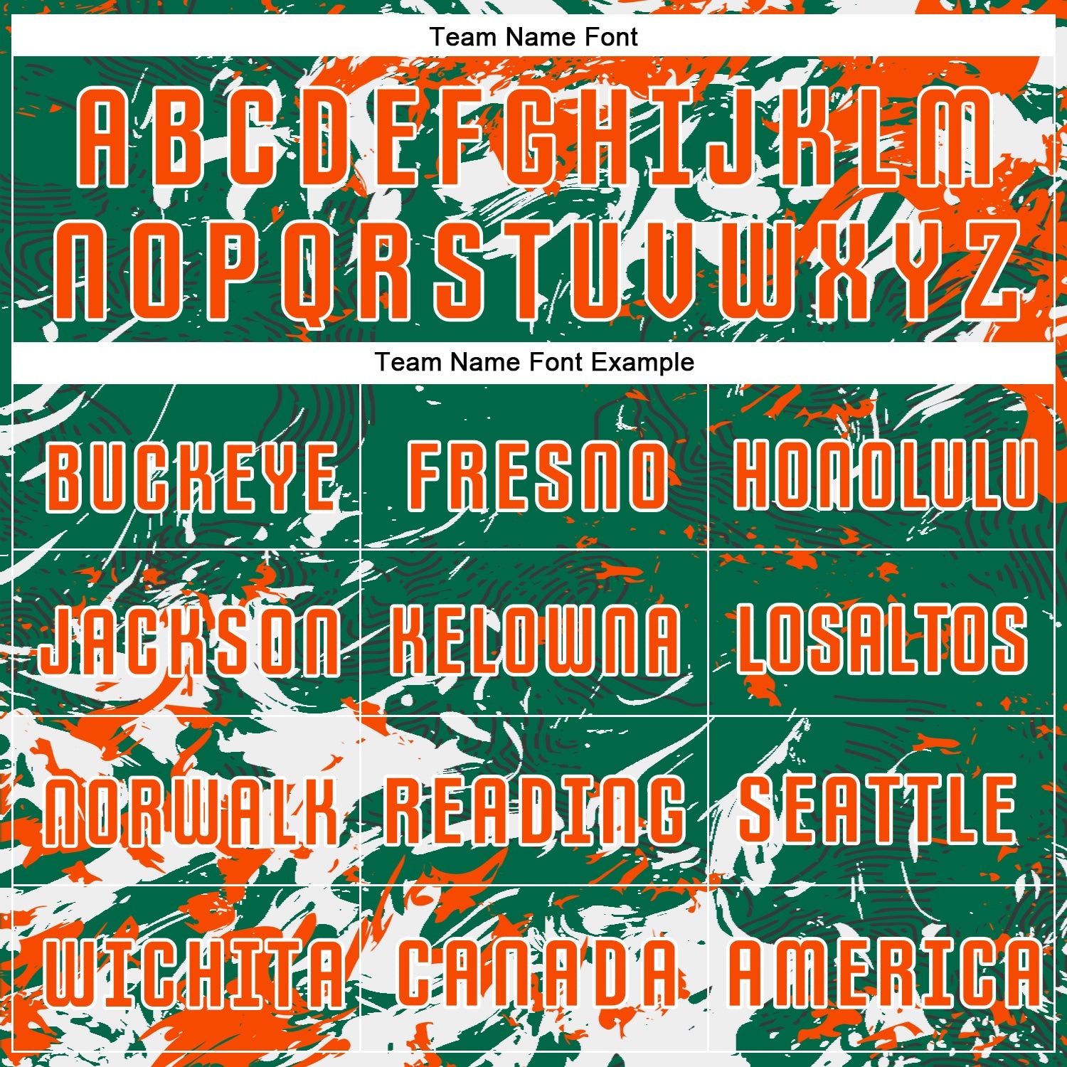 Custom Kelly Green Orange-White Fluid Art Splash Sublimation Soccer Uniform Jersey view 5