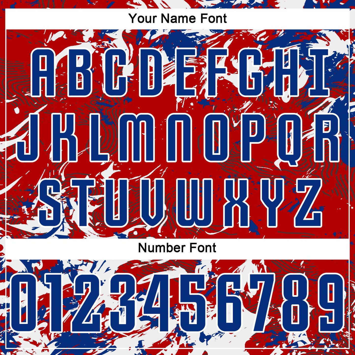 Custom Red Royal-White Fluid Art Splash Sublimation Soccer Uniform Jersey view 6