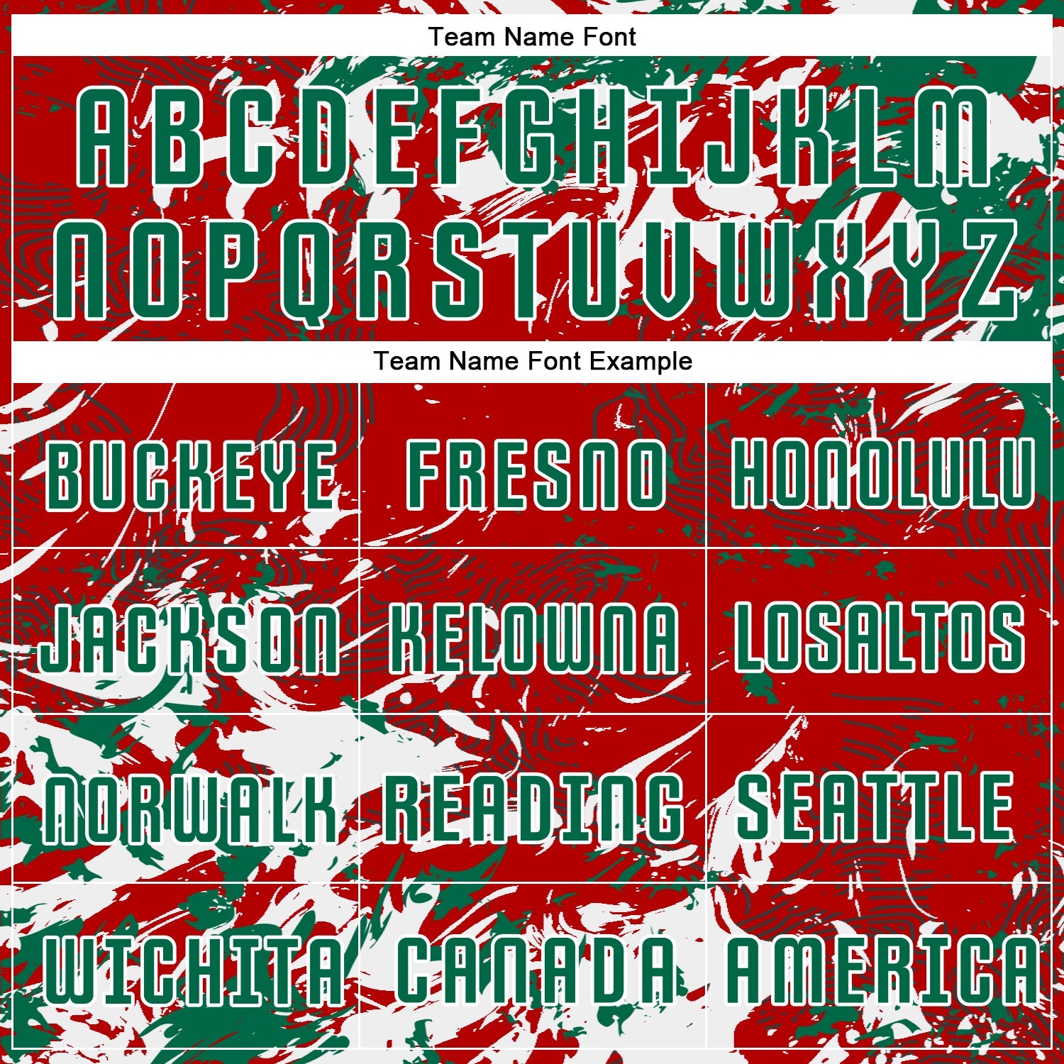 Custom Red Kelly Green-White Fluid Art Splash Sublimation Soccer Uniform Jersey view 5