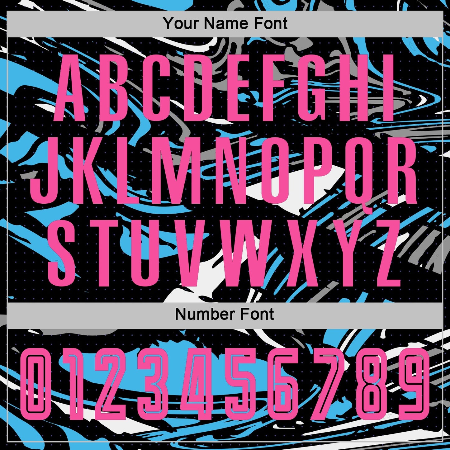 Custom Figure Pink Black-Sky Blue Fluid Art Splash Sublimation Soccer Uniform Jersey view 6