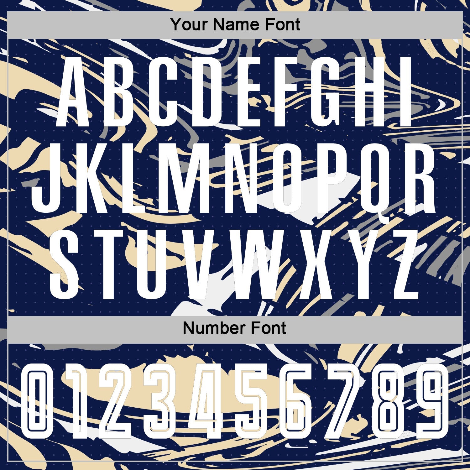 Custom Figure White Navy-Cream Fluid Art Splash Sublimation Soccer Uniform Jersey view 6