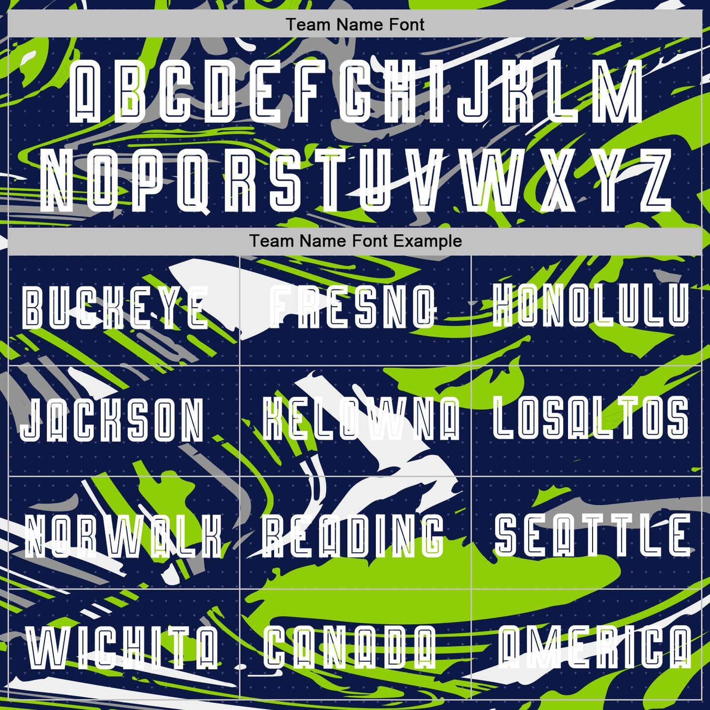 Custom Figure White Navy-Neon Green Fluid Art Splash Sublimation Soccer Uniform Jersey view 5