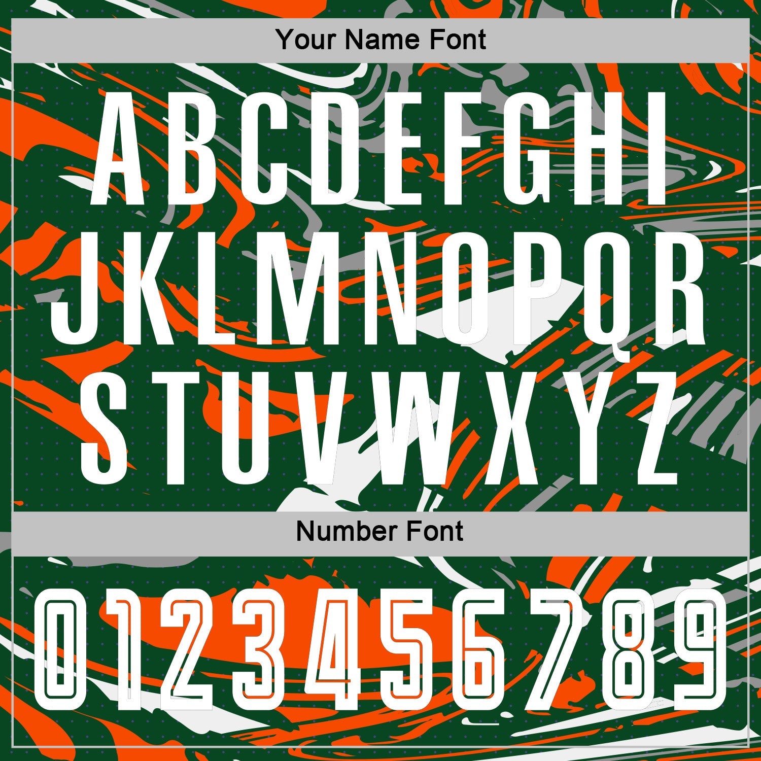 Custom Figure White Green-Orange Fluid Art Splash Sublimation Soccer Uniform Jersey view 6