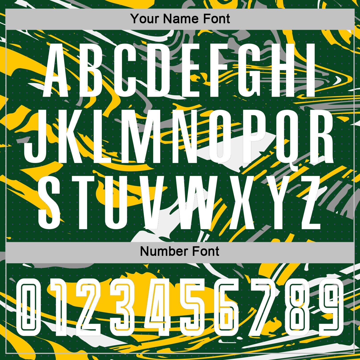 Custom Figure White Green-Yellow Fluid Art Splash Sublimation Soccer Uniform Jersey view 6
