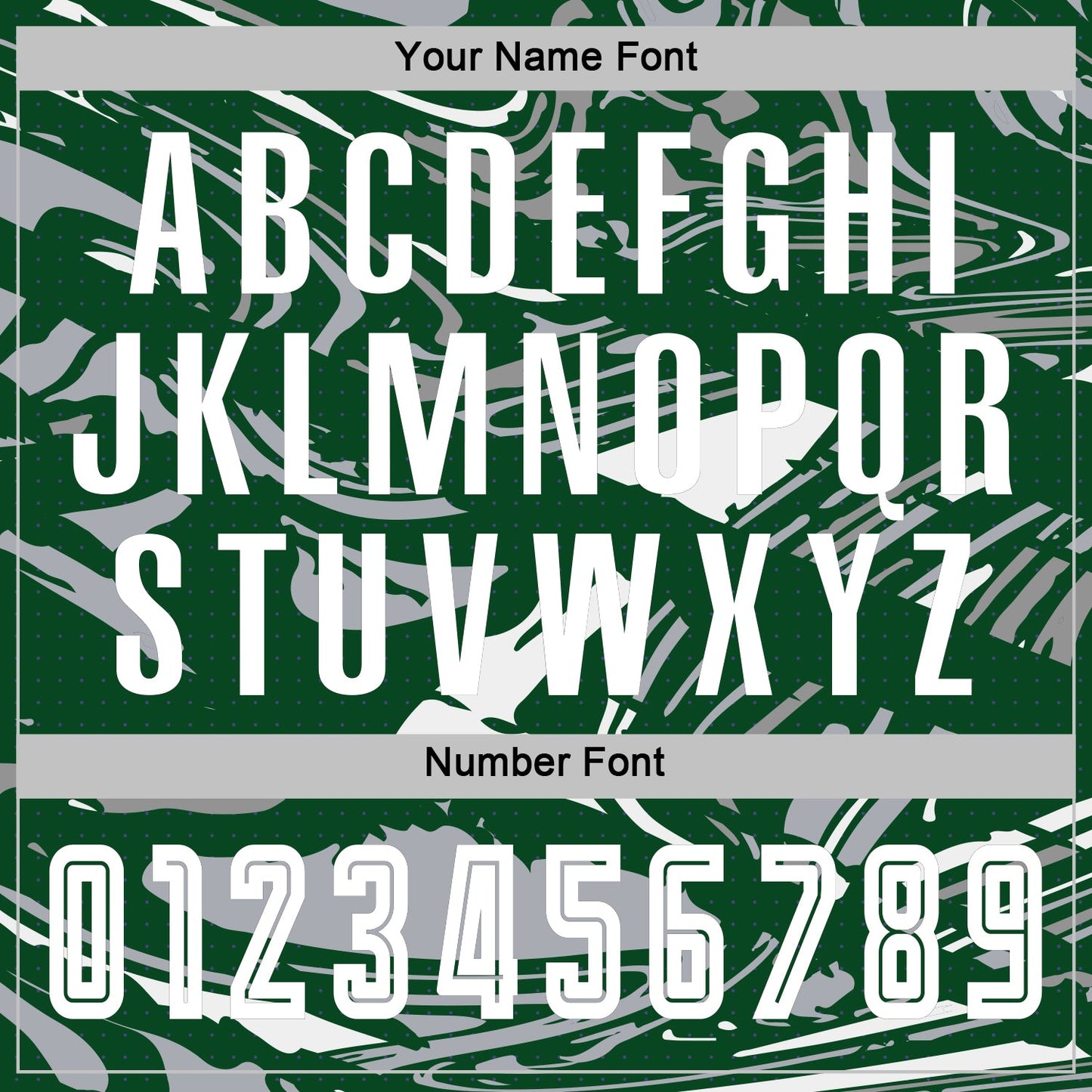 Custom Figure White Green=Gray Fluid Art Splash Sublimation Soccer Uniform Jersey view 6