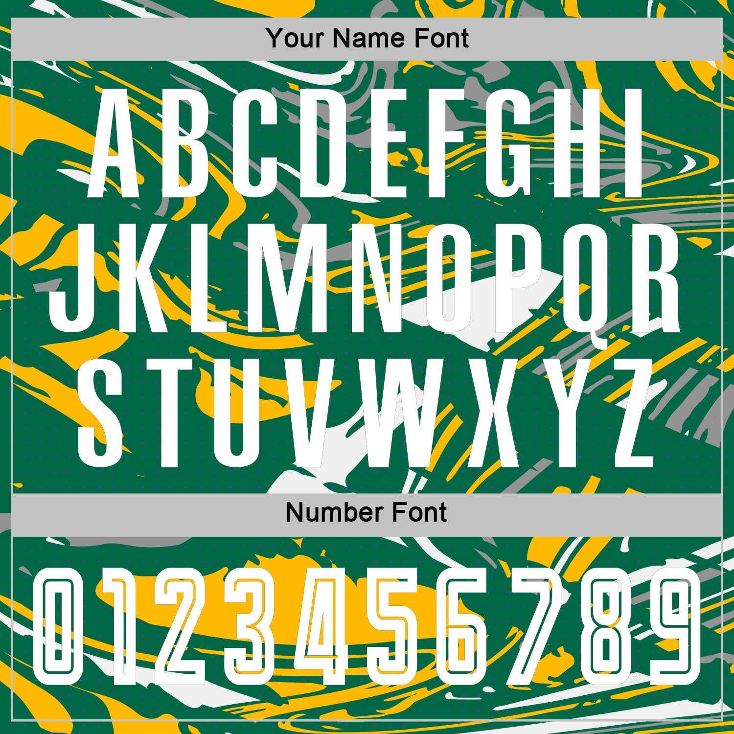Custom Figure White Kelly Green-Gold Fluid Art Splash Sublimation Soccer Uniform Jersey view 6