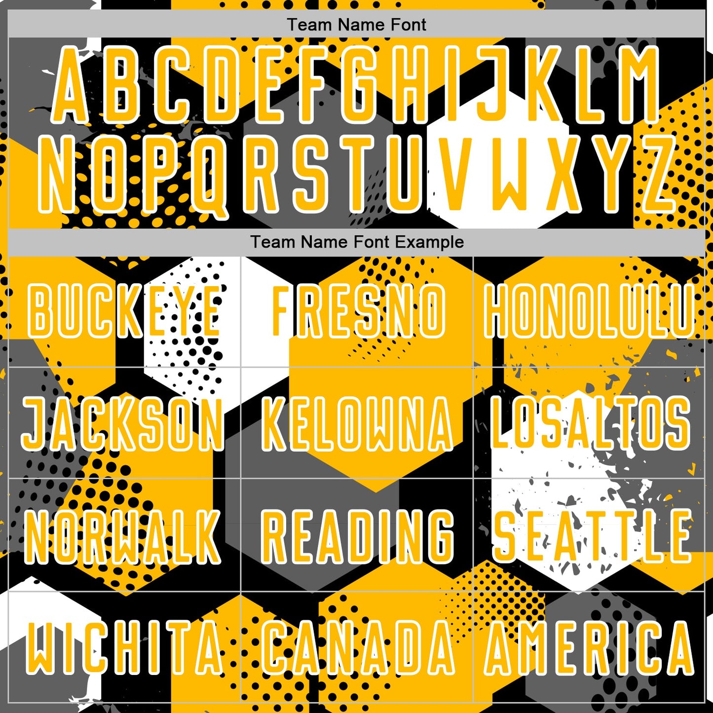 Custom Black Gold-White Geometric Shape Sublimation Soccer Uniform Jersey view 5