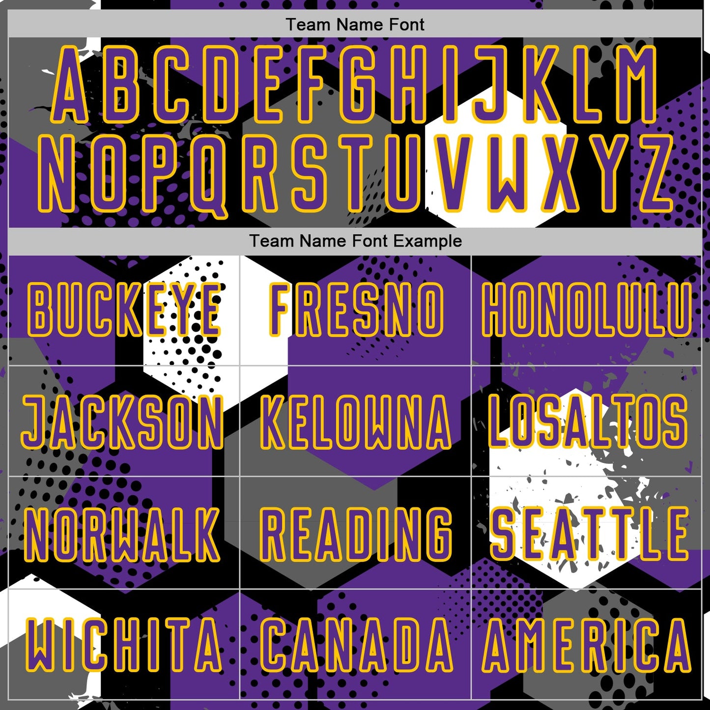 Custom Black Purple White-Yellow Geometric Shape Sublimation Soccer Uniform Jersey view 5