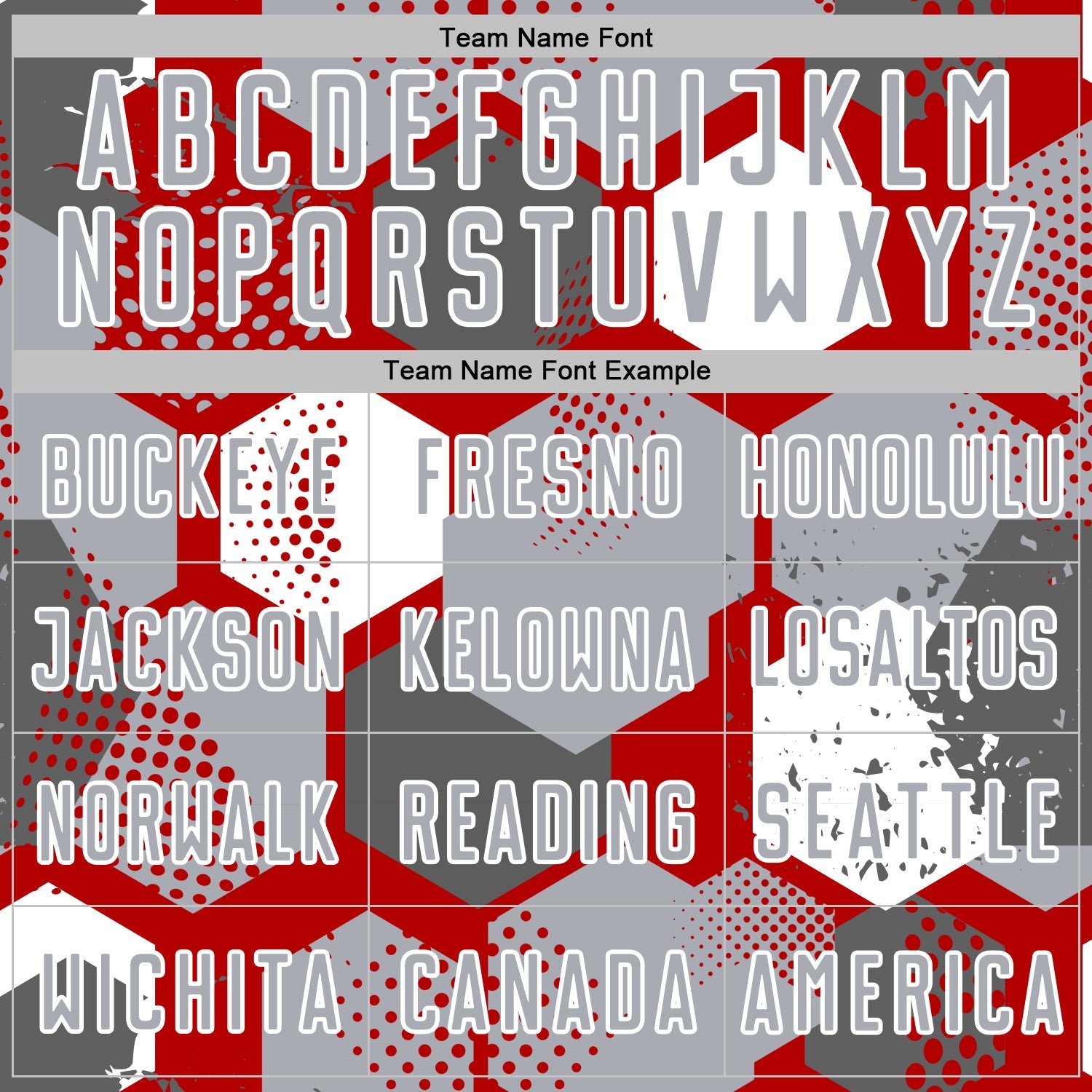 Custom Red Gray-White Geometric Shape Sublimation Soccer Uniform Jersey view 5