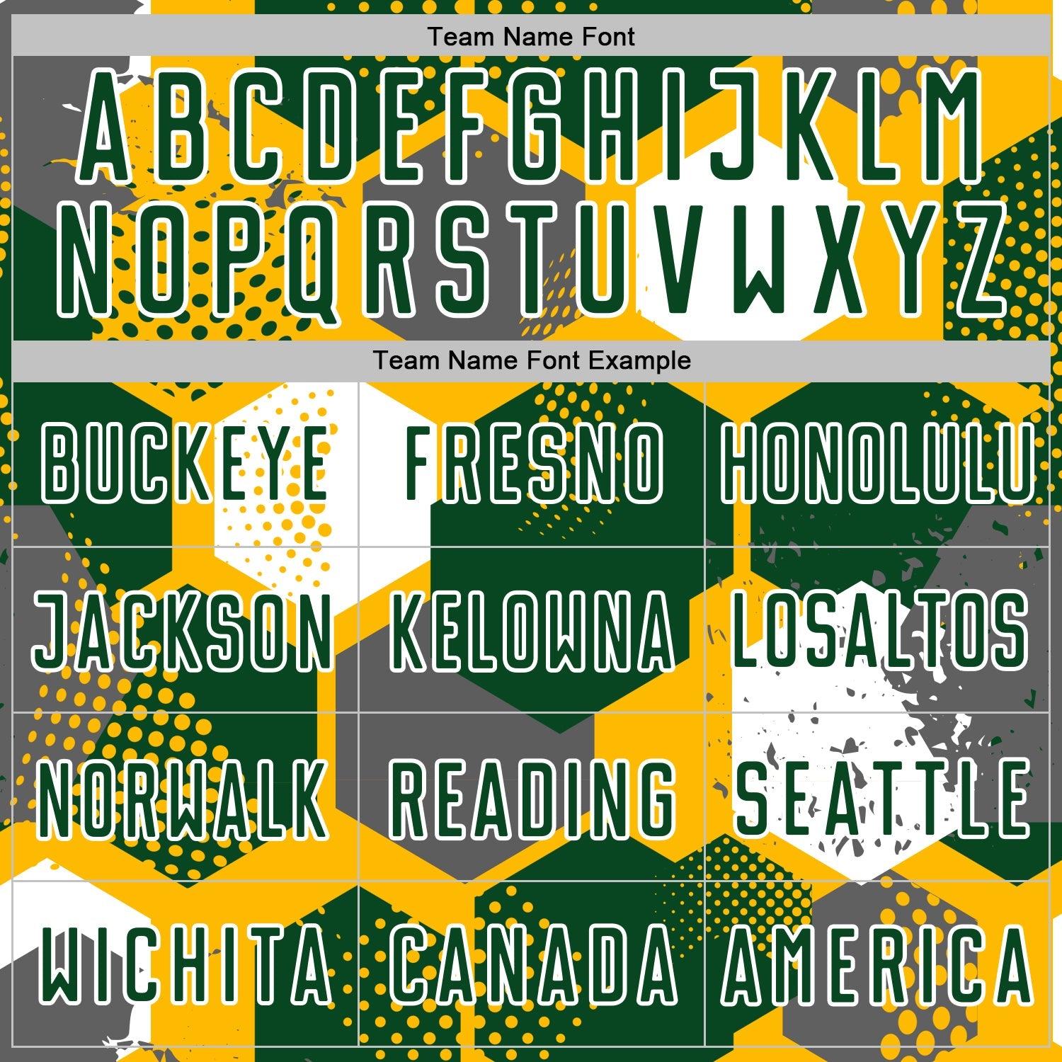 Custom Gold Green-White Geometric Shape Sublimation Soccer Uniform Jersey view 5