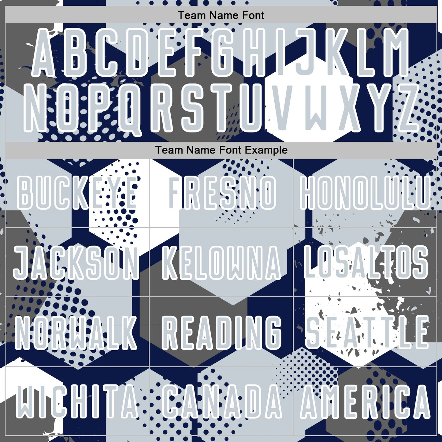 Custom Navy Silver-White Geometric Shape Sublimation Soccer Uniform Jersey view 5