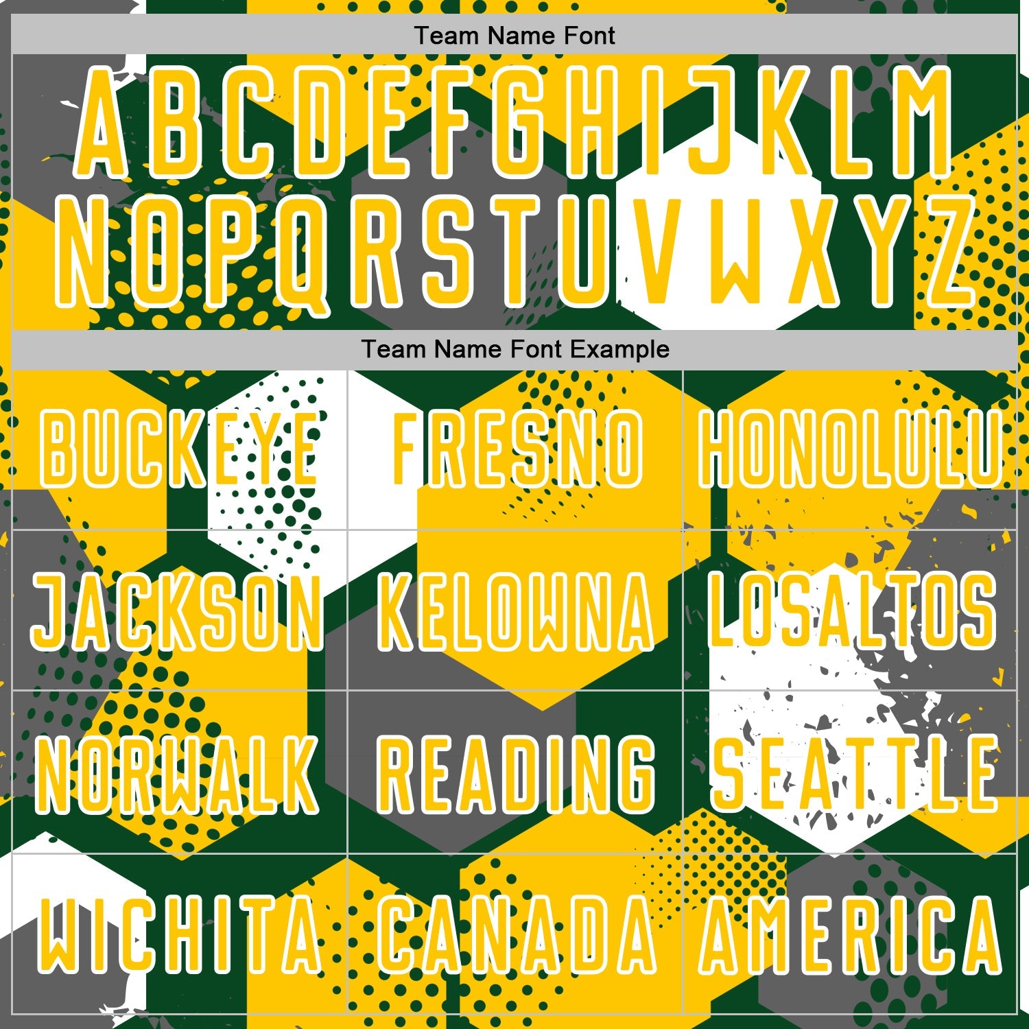 Custom Green Yellow-White Geometric Shape Sublimation Soccer Uniform Jersey view 5