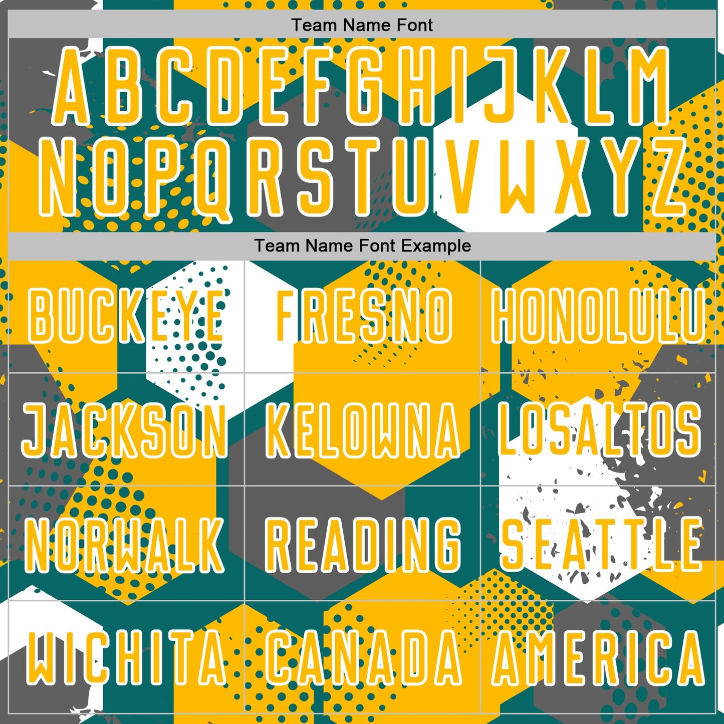 Custom Teal Gold-White Geometric Shape Sublimation Soccer Uniform Jersey view 5