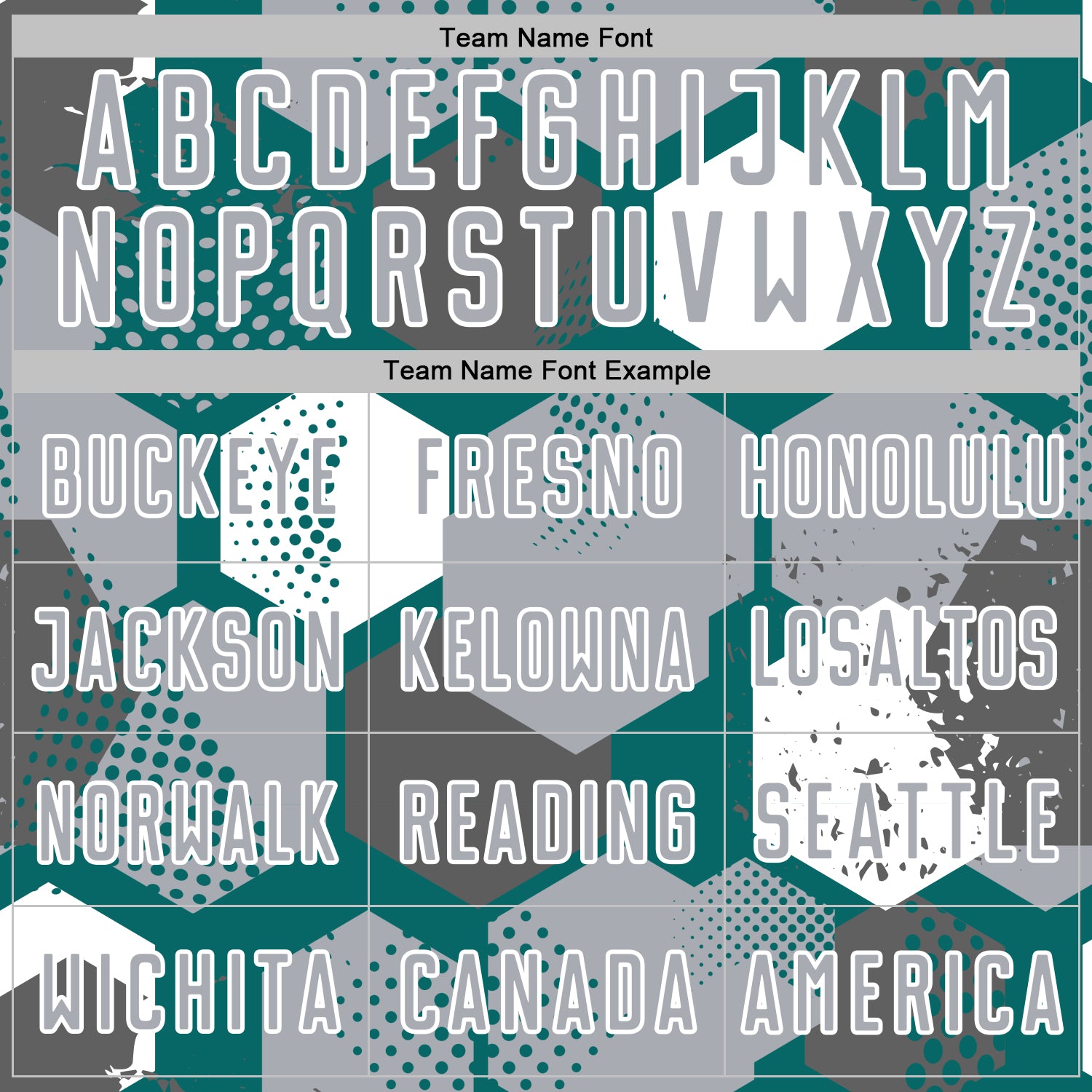 Custom Teal Gray-White Geometric Shape Sublimation Soccer Uniform Jersey view 5