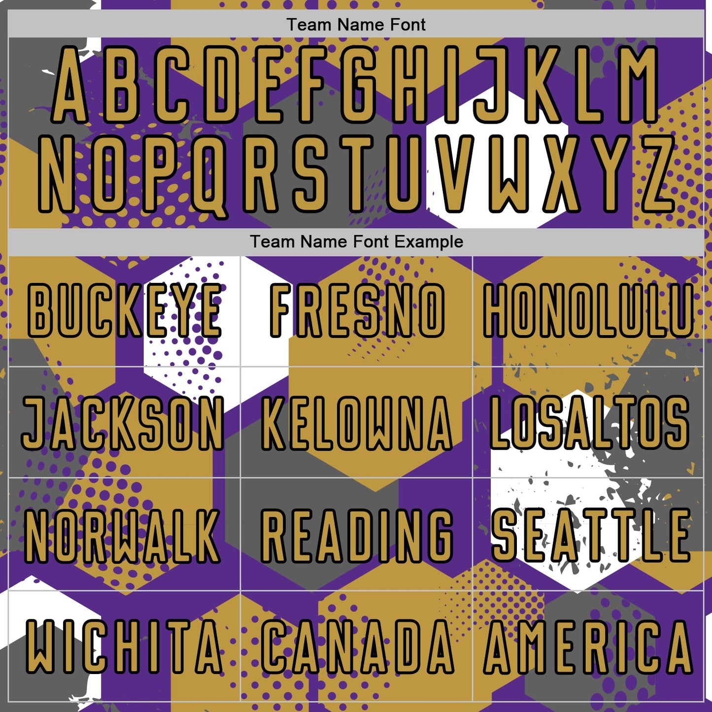 Custom Purple Old Gold White-Black Geometric Shape Sublimation Soccer Uniform Jersey view 5