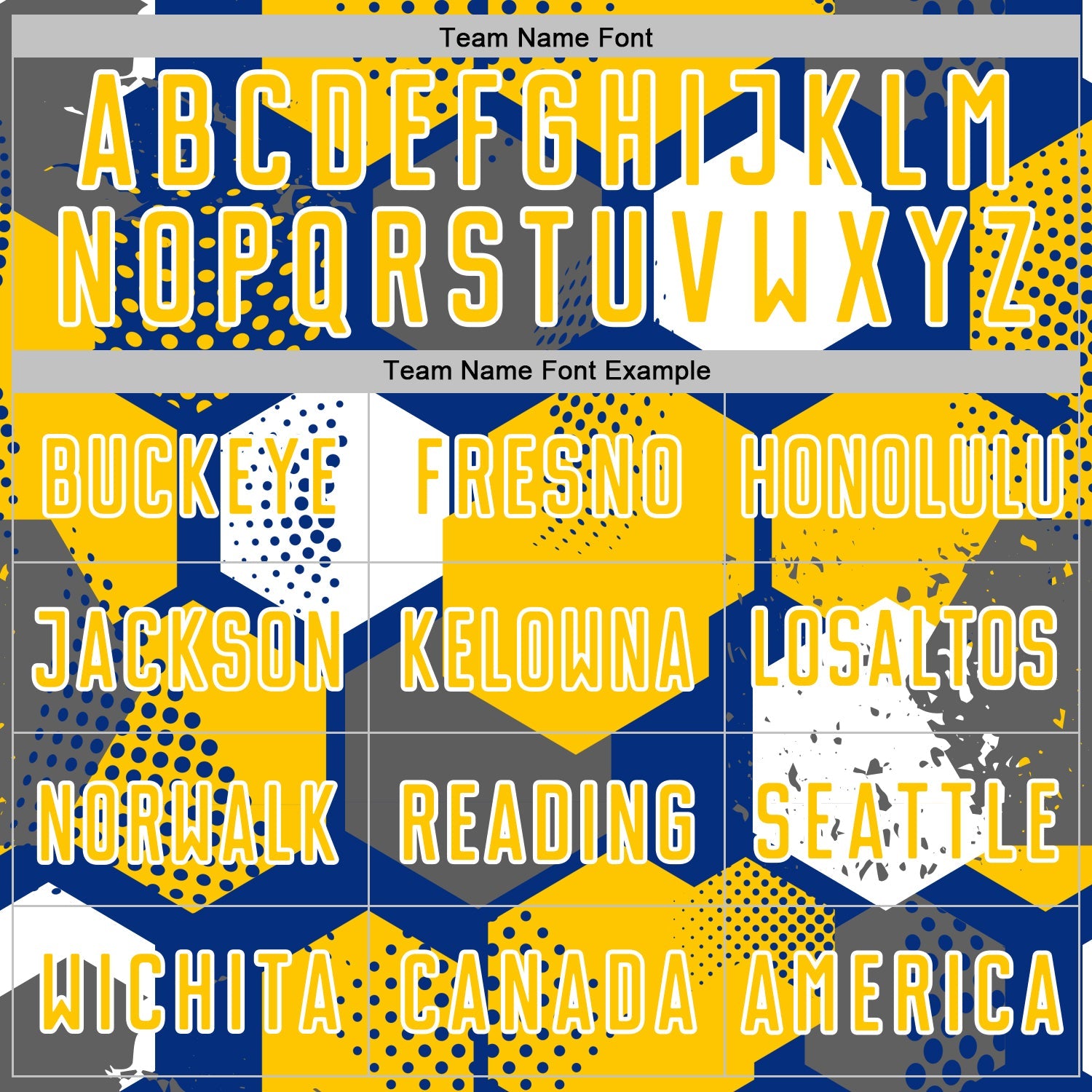 Custom Royal Yellow-White Geometric Shape Sublimation Soccer Uniform Jersey view 5