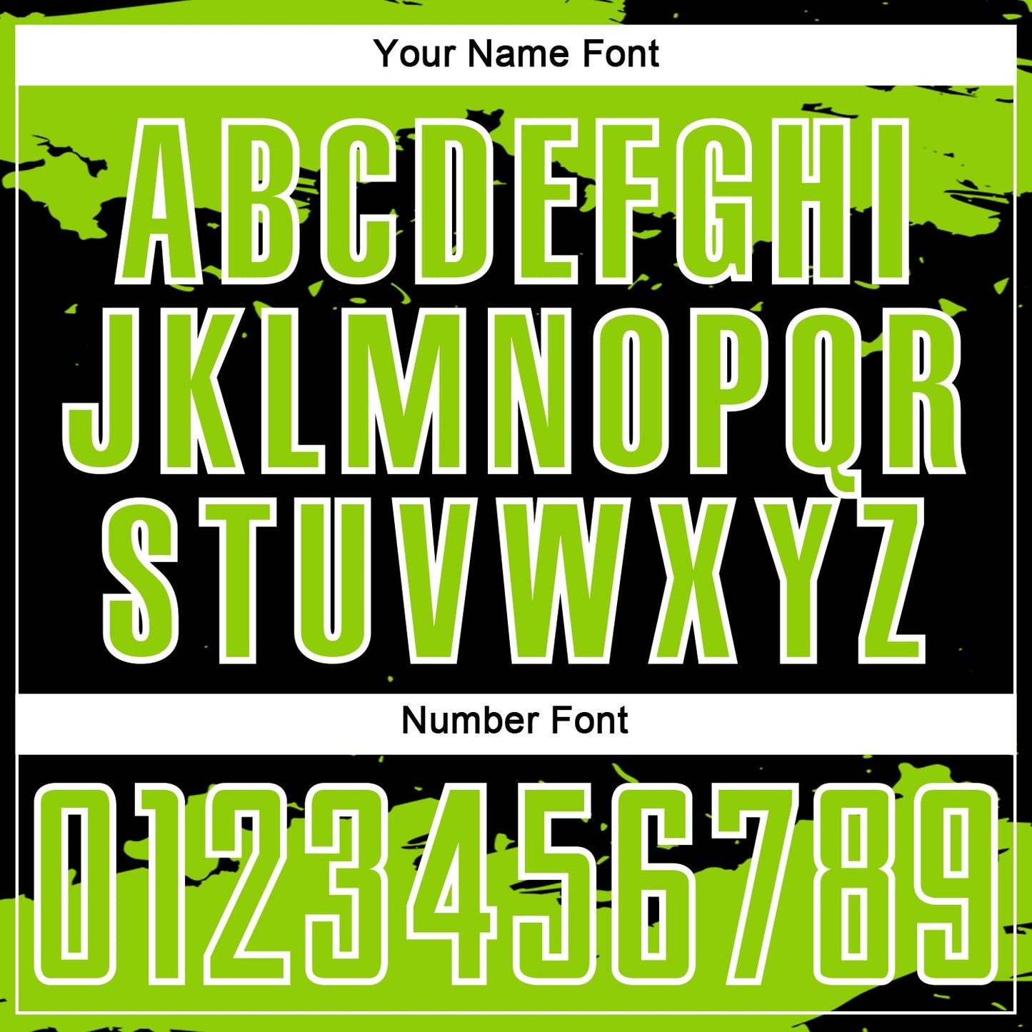 Custom Black Neon Green-White Abstract Fragment Art Sublimation Soccer Uniform Jersey view 6