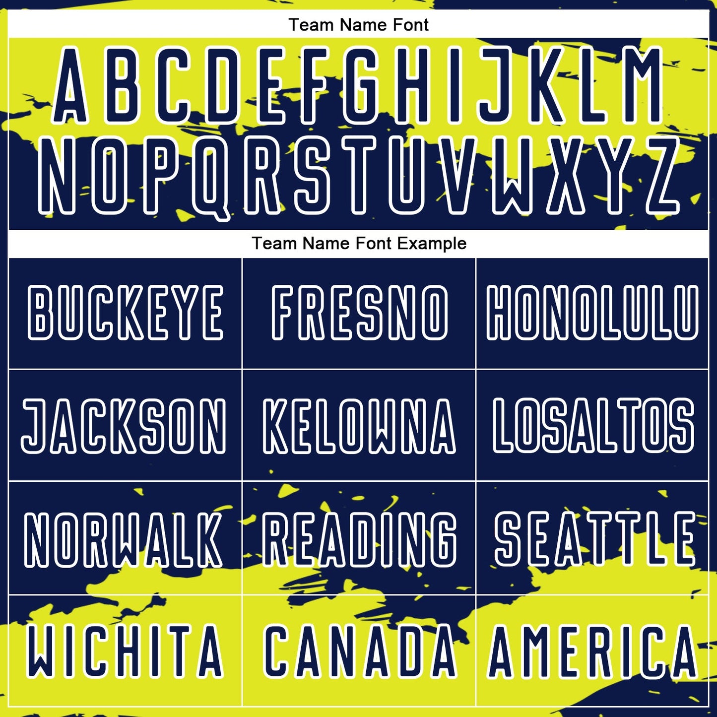Custom Navy Neon Yellow-White Abstract Fragment Art Sublimation Soccer Uniform Jersey view 5