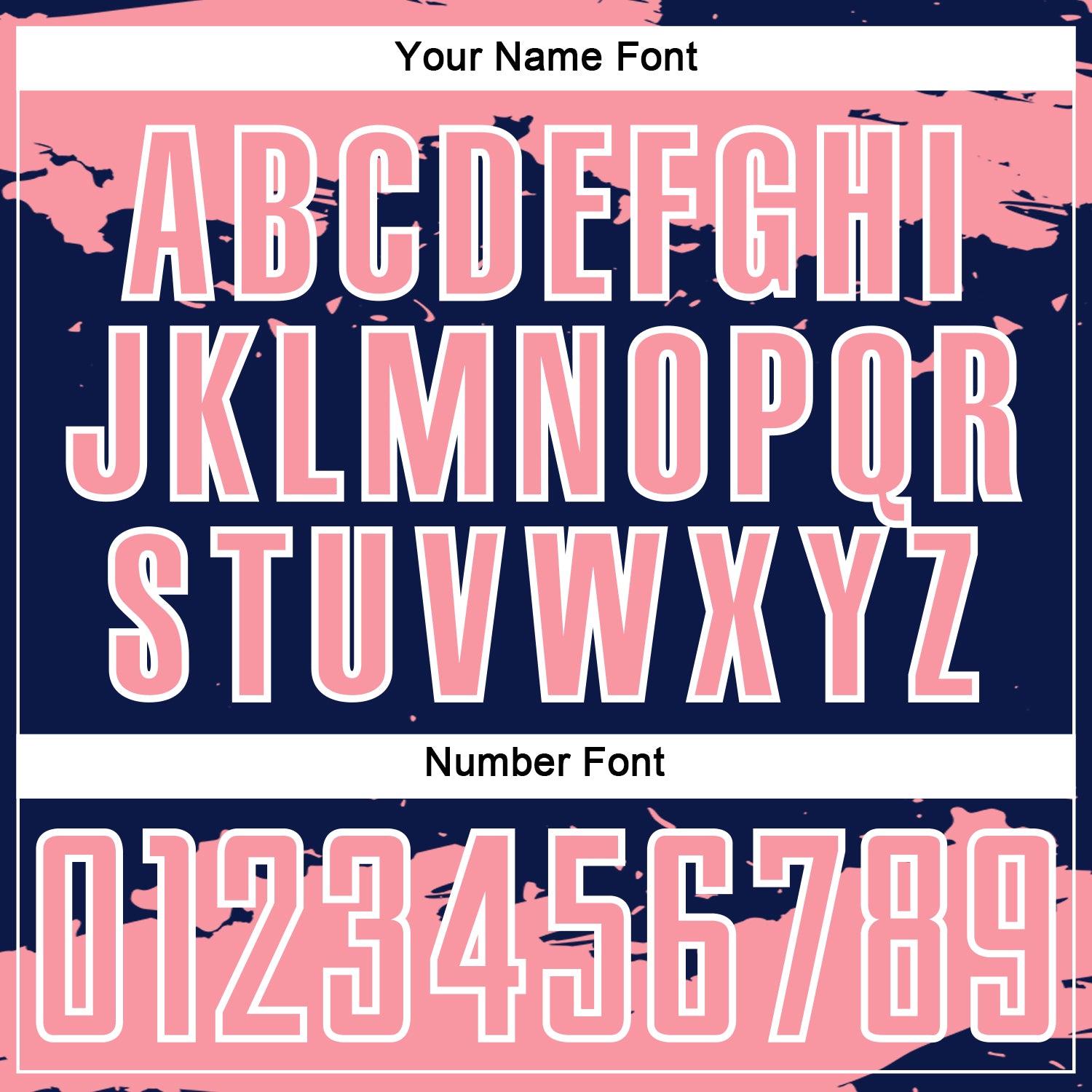Custom Navy Medium Pink-White Abstract Fragment Art Sublimation Soccer Uniform Jersey view 6