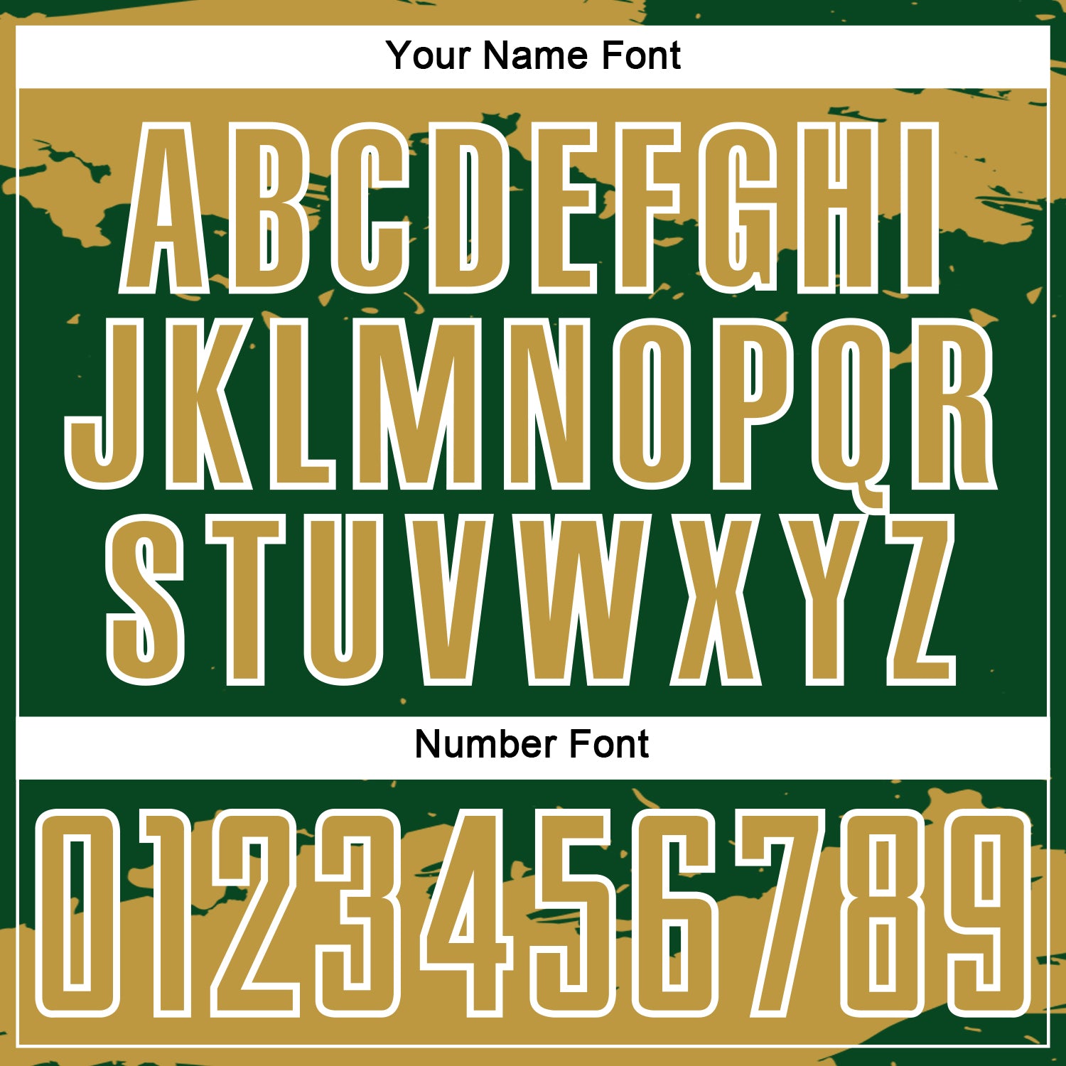 Custom Green Old Gold-White Abstract Fragment Art Sublimation Soccer Uniform Jersey view 6