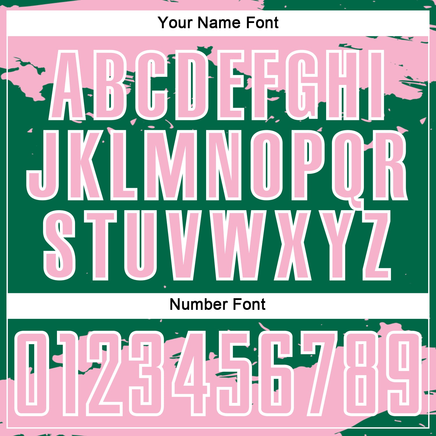 Custom Kelly Green Light Pink-White Abstract Fragment Art Sublimation Soccer Uniform Jersey view 6