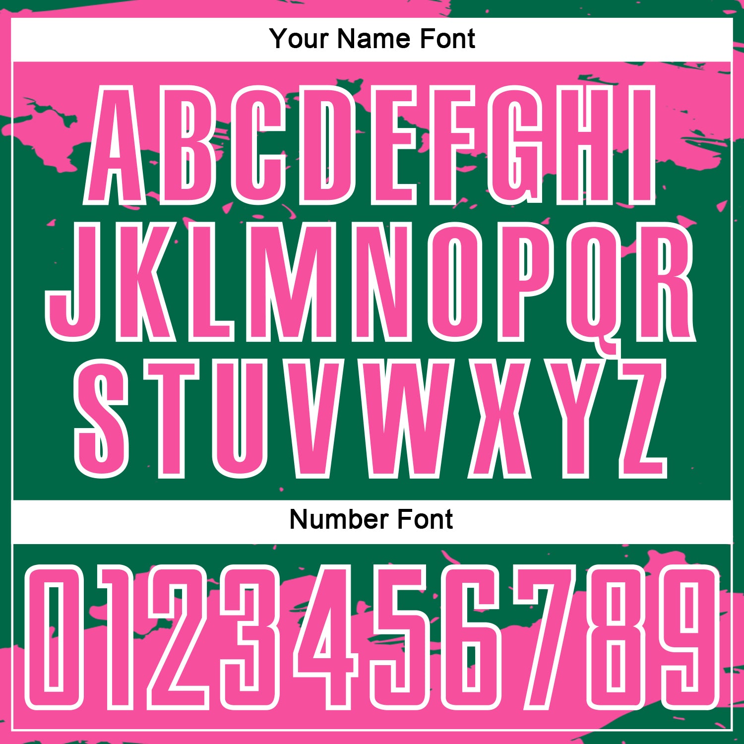 Custom Kelly Green Pink-White Abstract Fragment Art Sublimation Soccer Uniform Jersey view 6