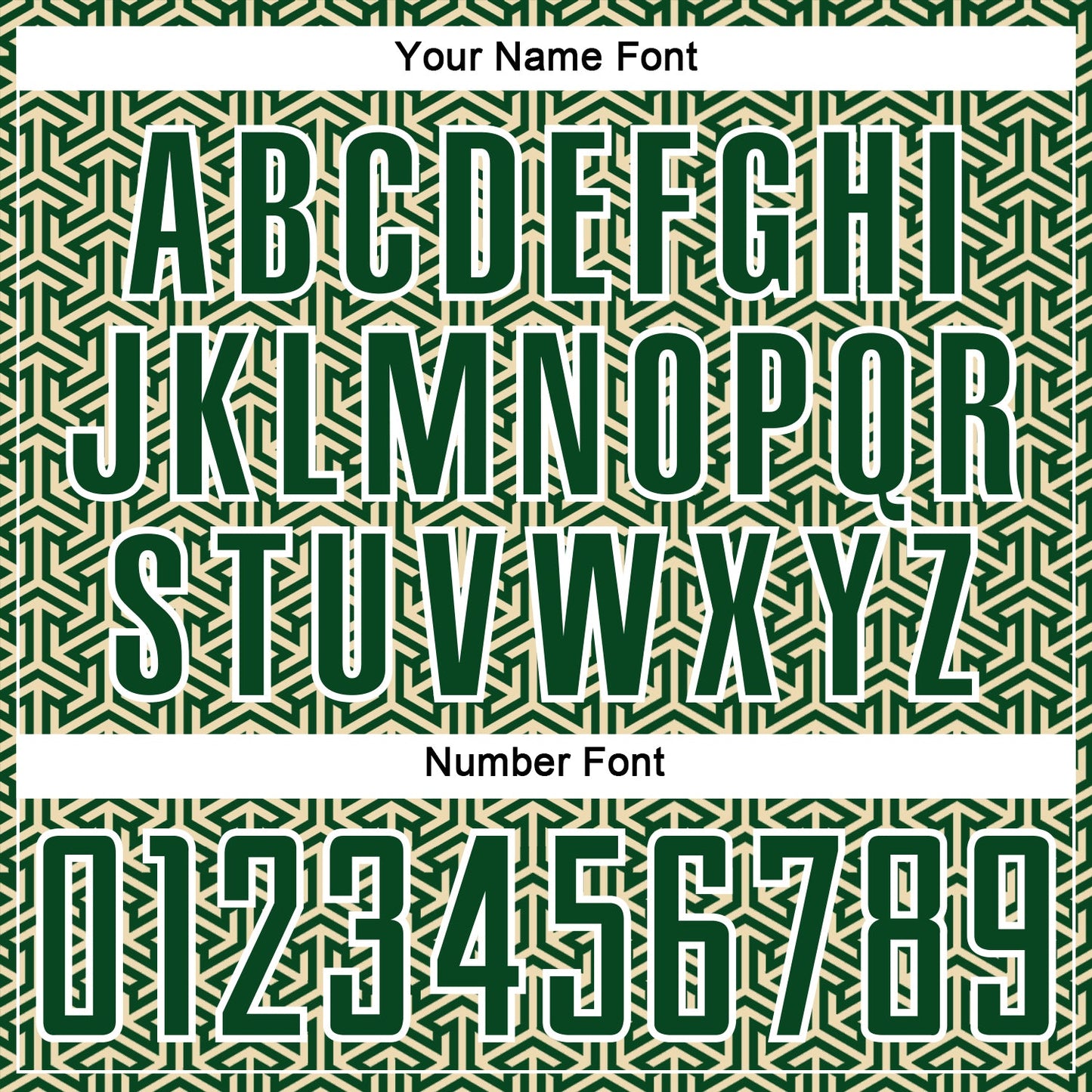 Custom Green Cream-White Geometric Arrow Sublimation Soccer Uniform Jersey view 6