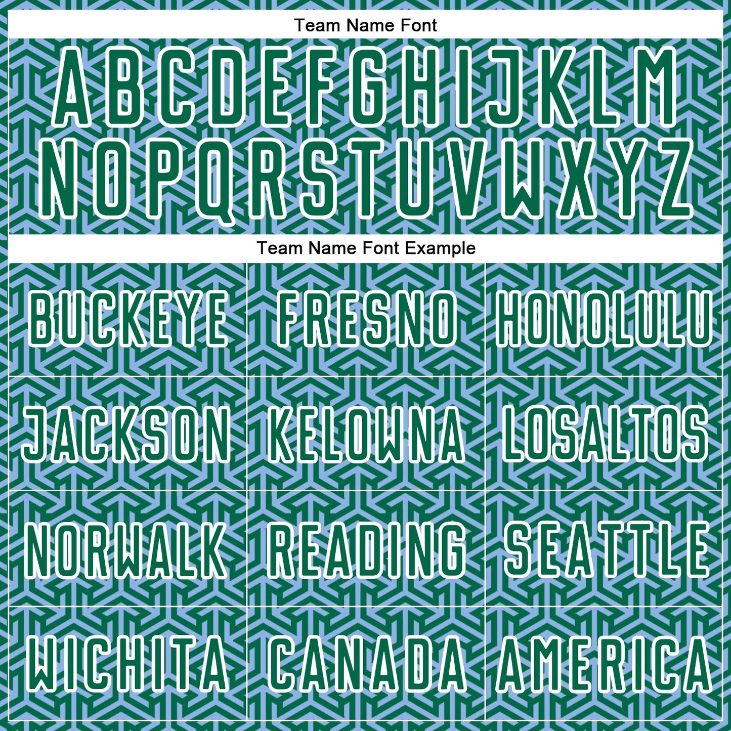Custom Kelly Green Light Blue-White Geometric Arrow Sublimation Soccer Uniform Jersey view 5