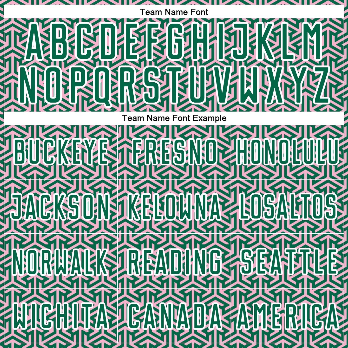 Custom Kelly Green Light Pink-White Geometric Arrow Sublimation Soccer Uniform Jersey view 5