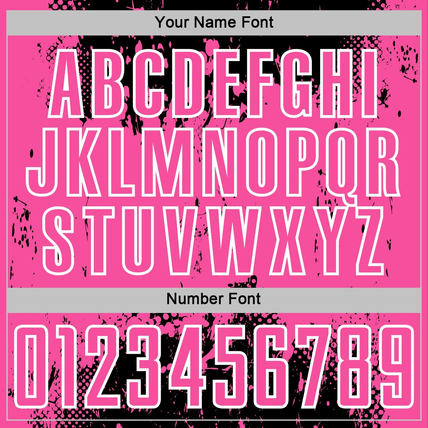 Custom Black Pink-White Abstract Splatter Grunge Art Sports Sublimation Soccer Uniform Jersey view 6