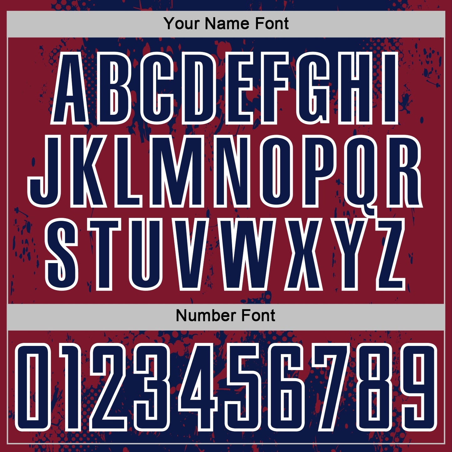 Custom Navy Crimson-White Abstract Splatter Grunge Art Sports Sublimation Soccer Uniform Jersey view 6