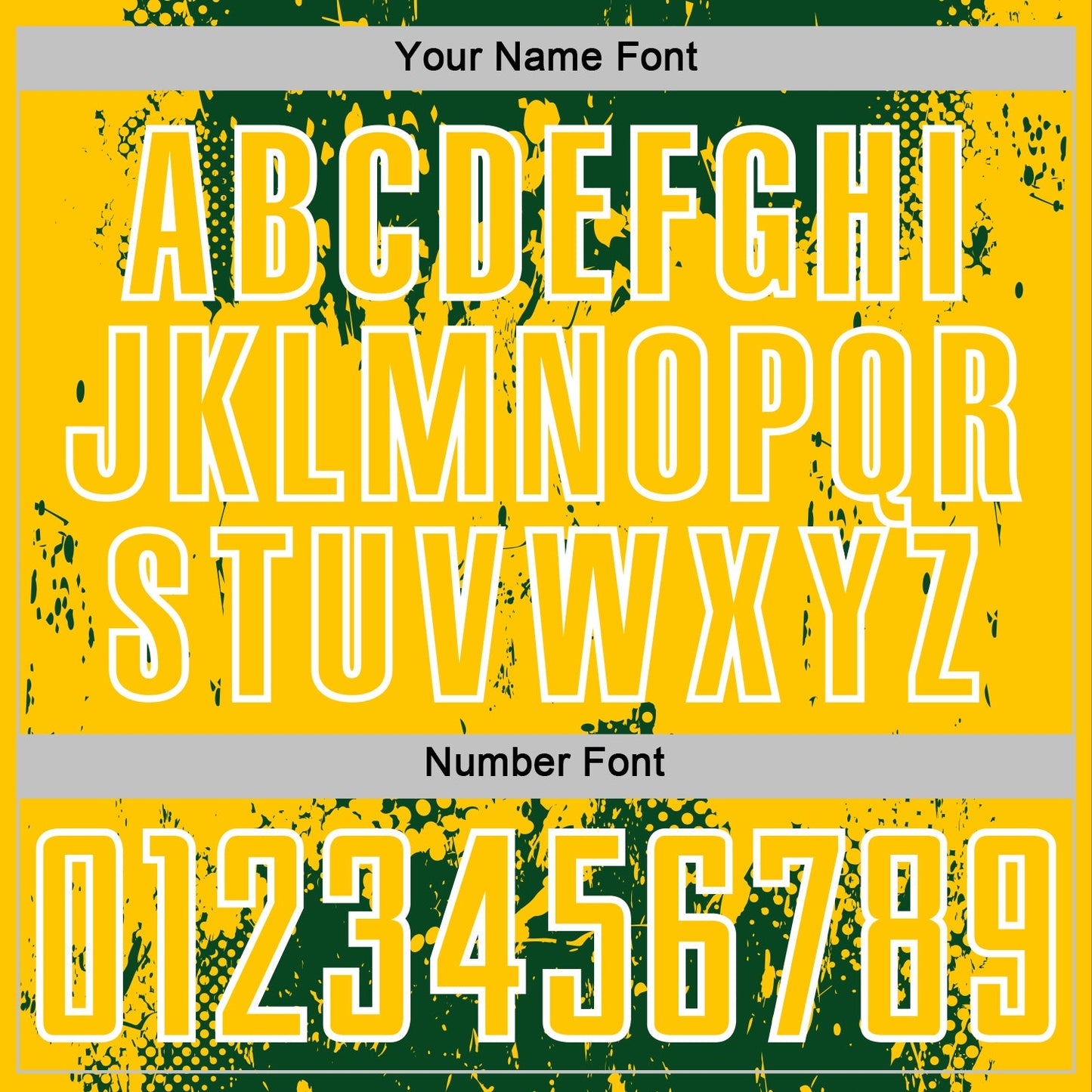 Custom Green Yellow-White Abstract Splatter Grunge Art Sports Sublimation Soccer Uniform Jersey view 6
